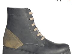 Ghete barbati din piele naturala 11011/Negru-Maro/Navigator